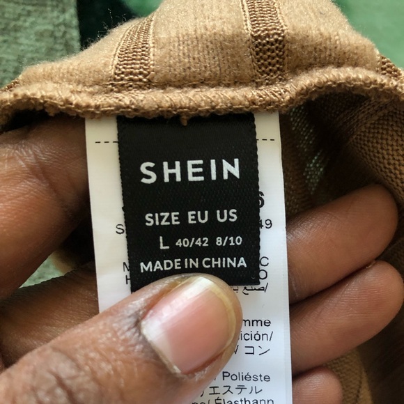 Sexy tan high waist maxi skirt with front side split - Picture 5 of 9